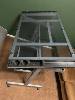 Glass Drafting Table