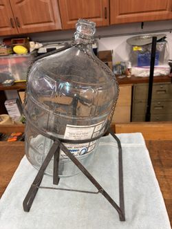 1950's 5 Gal. Glass Water Dispenser