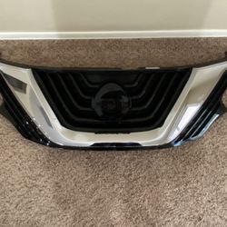 Factory OEM 2015-2018 Nissan Murano Front Upper Grill Black Chrome 