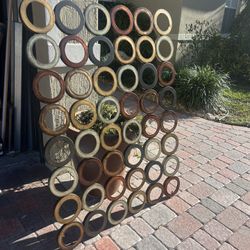 Decorative Metal Circle Wall Art – Modern Rustic Statement Piece