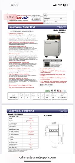 Prepping Topping Table Refrigerate 