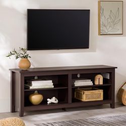 Walker Edison Wren Classic TV Console Entertainment Media Stand with Storage