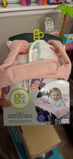 On the Go shopping cart and high chair cover