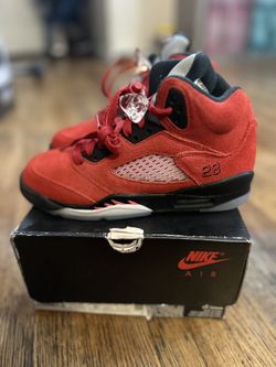Air Jordan 5 Retro Gs Raging Bull ( 3.5 Y )