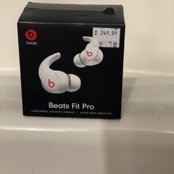 Beats Fit Pro True Wireless Noise Cancelling In-Ear Earbuds - White NIB