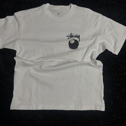 oversize stussy 8 ball t shirt