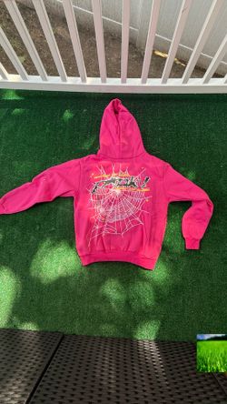 Pink spider hoodie