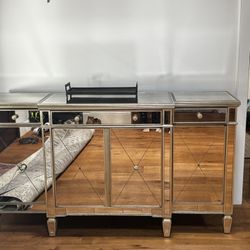 Mirrored Z Gallerie Chest/Buffet Table 