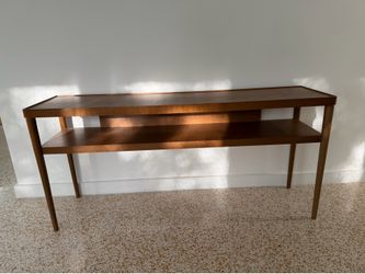 Mid-Century Oak Sideboard Table