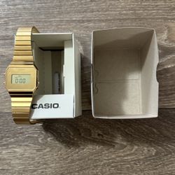 Classic Casio Gold Watch