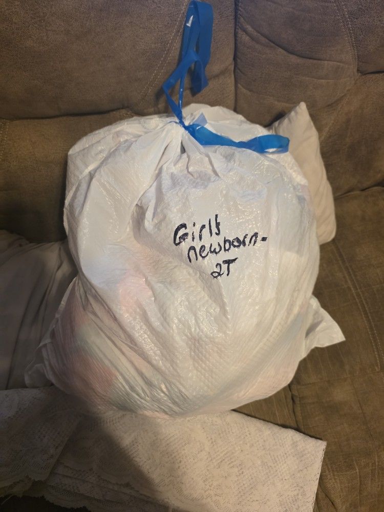 1 Bag Girls Clothes Size Newborn-2