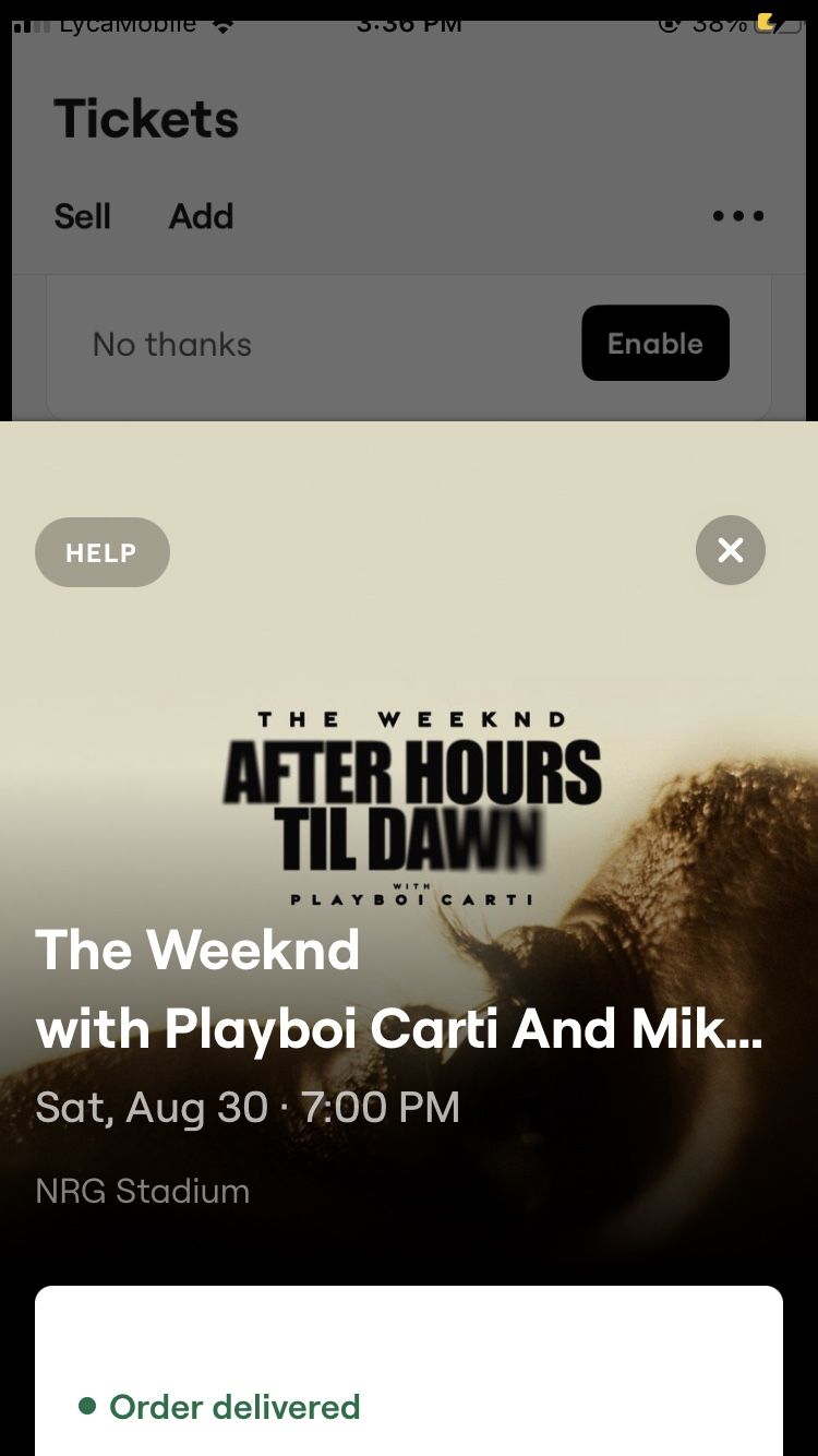 THE WEEKND AND PLAYBOI CARTII TOUR