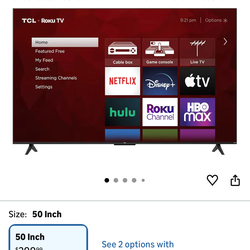 TCL 50” TV