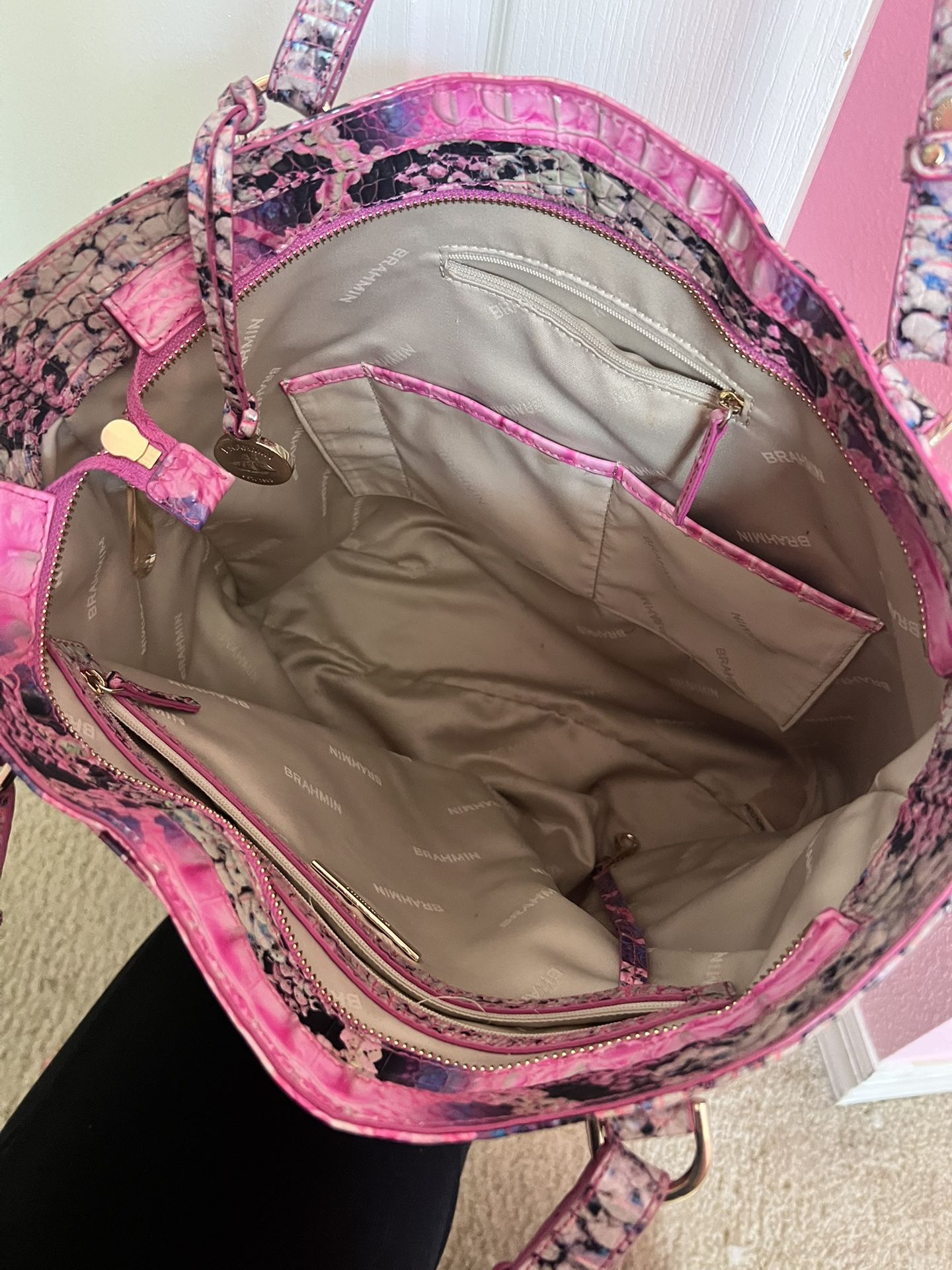 Limited Pink Brahmin Purse