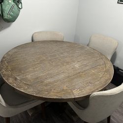 kitchen table with 4 chairs 