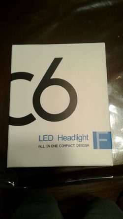C6 LED HEADLIGHT #9007/HB5 COLOR BLANCOS 6000K