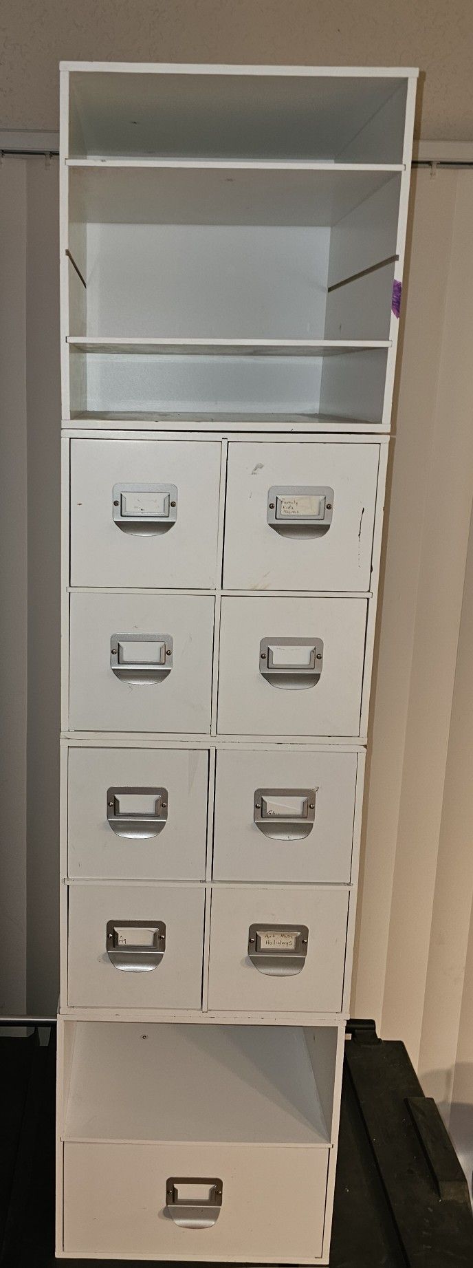 Scrapbook Storage Unit.