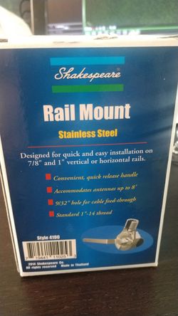 Shakespeare rail mount