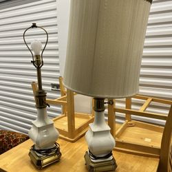 Set Of 2 Antique Lamps