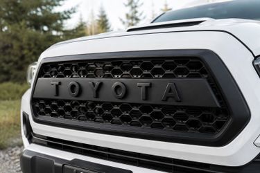 Matte Black TOYOTA Grille Letter Emblem Set Front Grill Badge Replacement