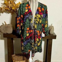 ♥️ NEW—Beautiful, vibrant & cozy cardigan by LuLaRoe 🧡 Size Small—generous sizing; may fit M/L

