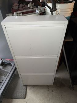 Metal filing cabinet