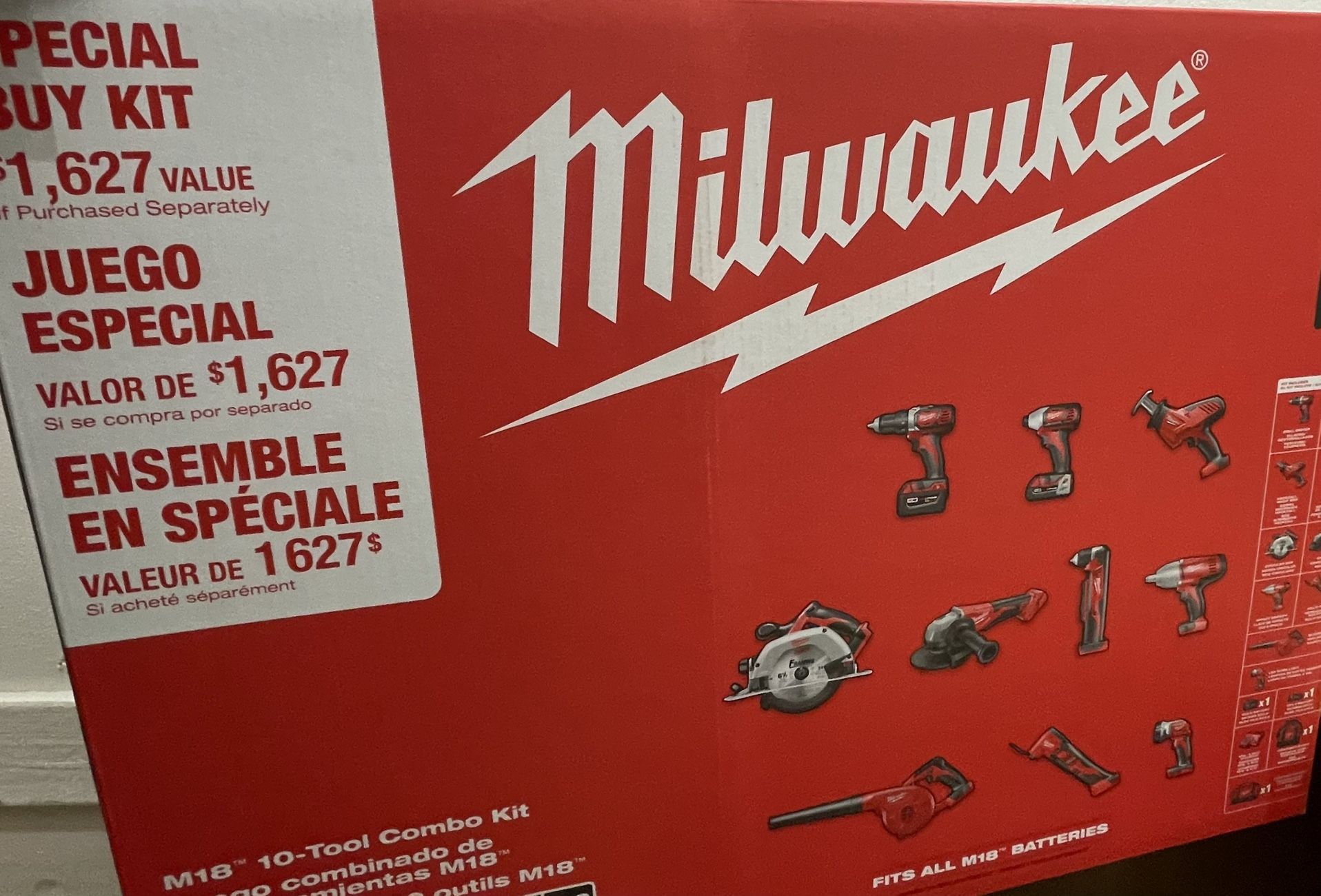 Milwaukee Tool Combo Set (10-tools)