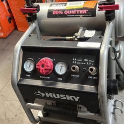 Husky 4.5 Gal. 175 PSI Portable Electric Quiet Air Compressor