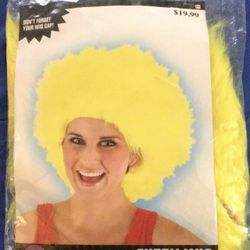NEW YELLOW WIG