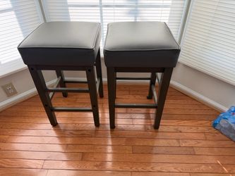 Set of 2 Backless Bar Stools