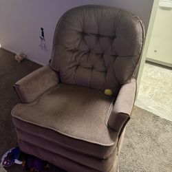 Pink Rocking Recliner 
