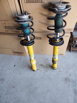 Bmw 645ci 650i E63 E64 BILSTEIN STRUTS WITH OEM SPORT PACKAGE SPRINGS