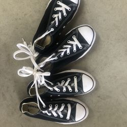 CONVERSE Youth HIGHTOP Tennis Shoes Sz 12.5 & 1.5