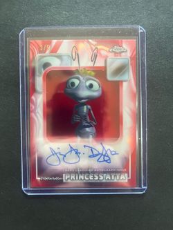 2026 Disney Topps chrome 3/5 autographed Princess Atta