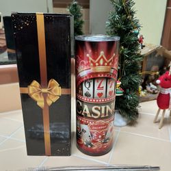 Casino Tumbler W Free Gift Box 