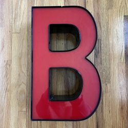 Vintage Letter B Sign