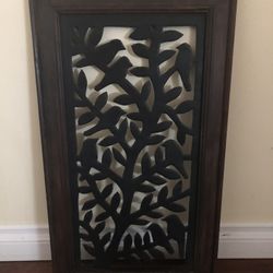 Wall art- metal bird decor 15.75” x 27.75”