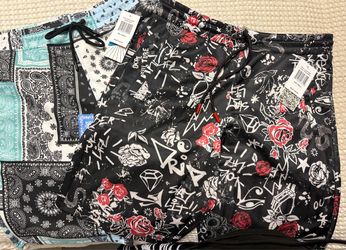 2pc Small Fresh Prince of Bel-Air Drill Clothing Men's Shorts
