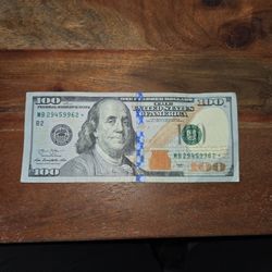 $100 Bill Star Note 2013 Series