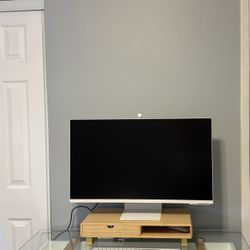 Complete Home Office Setup – 32" Samsung 4K Smart Monitor + Logitech MX Keys + Desk + More