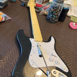 Wii Rock Band Fender Stratocaster Guitar Harmonix 822152 