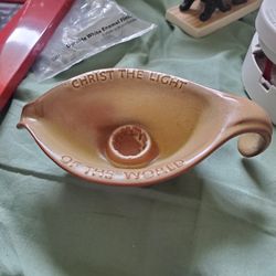 1971 Oral Roberts Candle Holder