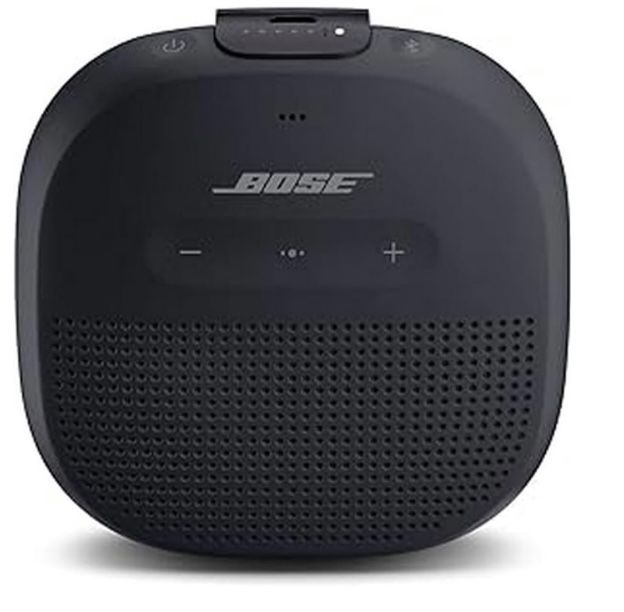 Bose SoundLink Micro Bluetooth Speaker: Small Portable Waterproof Speaker with Microphone, Black