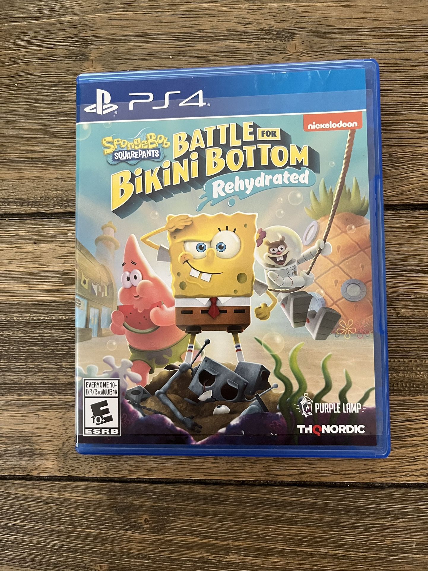 PS4 SpongeBob SquarePants Battle For Bikini Bottom Rehydrated
