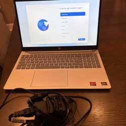 HP 15.6 inch Laptop, HD Touchscreen Display, AMD Ryzen 3 7320U, 8 GB RAM, 128 GB SSD, AMD Radeon Graphics, Windows 11 Home in S Mode, Natural Silver, 