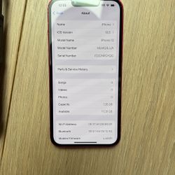 iPhone 13 Unlocked, 128GB, Red