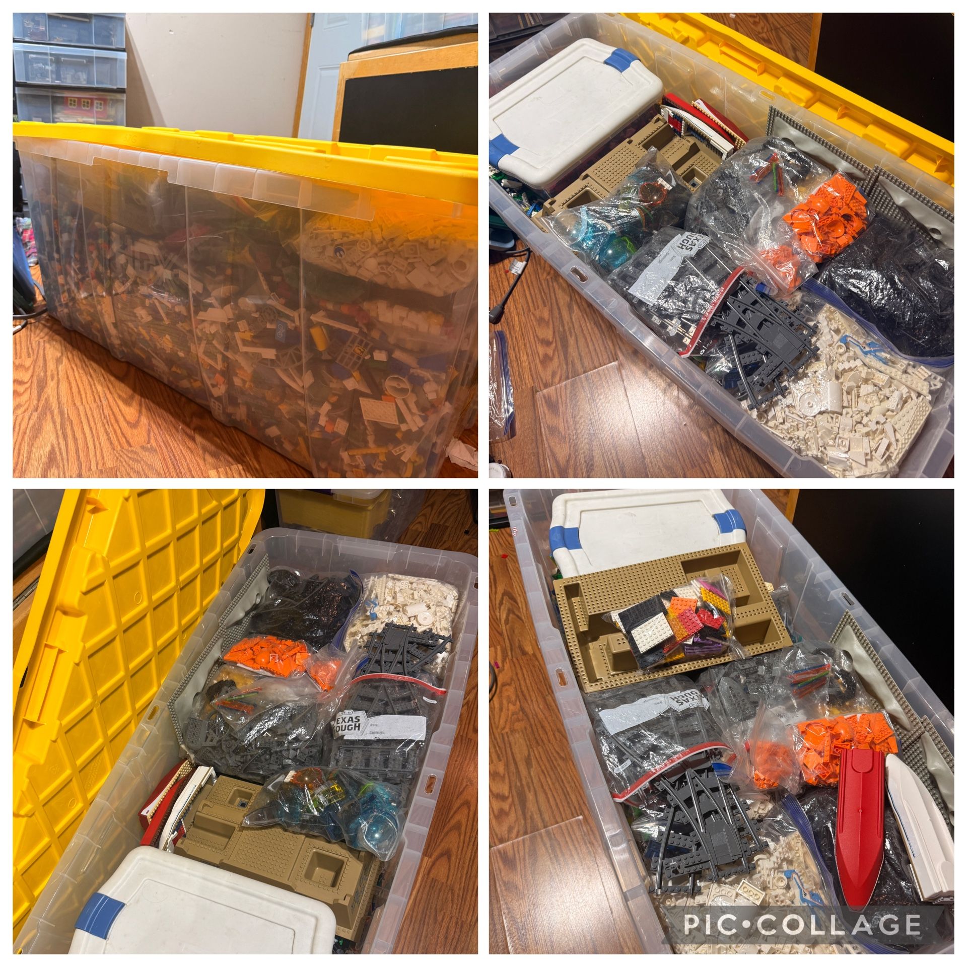 SEMI sorted Lego BULK by piece type and color . AFOL. MOC artist time saver . Lego collection