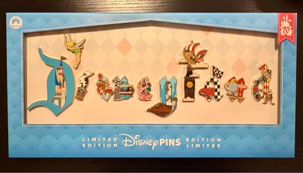 Disneyland Marquee 70th Anniversary Vault Collection 11 Pin Box Set LE 2200 *Read