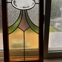 Antique Stained Glass Frame