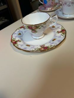 Teacup and salad plate